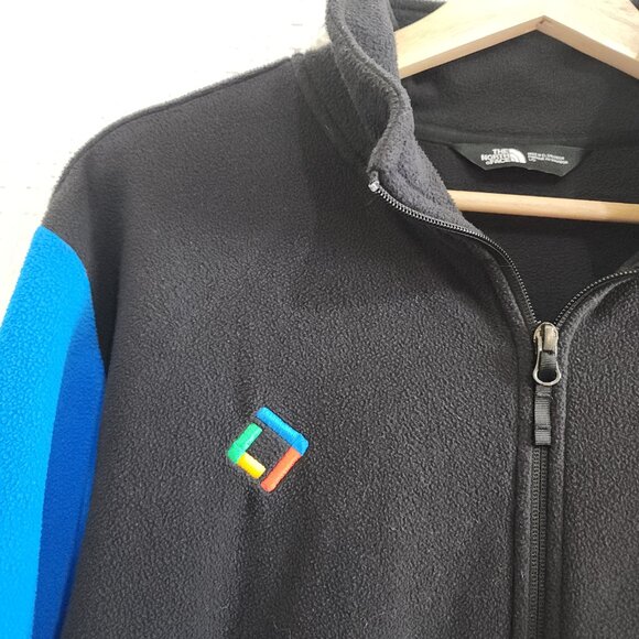 The North Face Men's Fleece Zipper Jacket with Google Logo Size Large - Picture 5 of 11